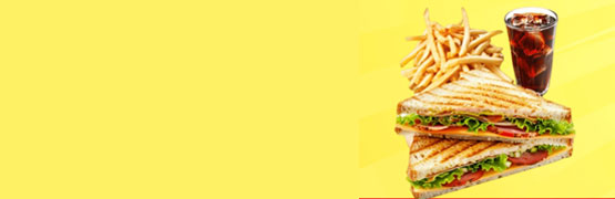 Toast Sandwich French Fries Cold Drink